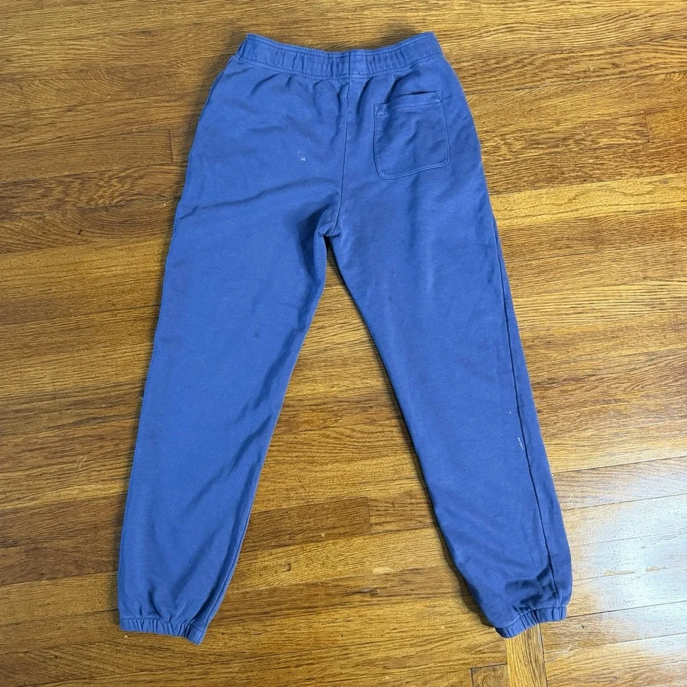 Polo Ralph Lauren Boys Blue Jogger Pants Pull-On Elastic Waist Logo L 14-16